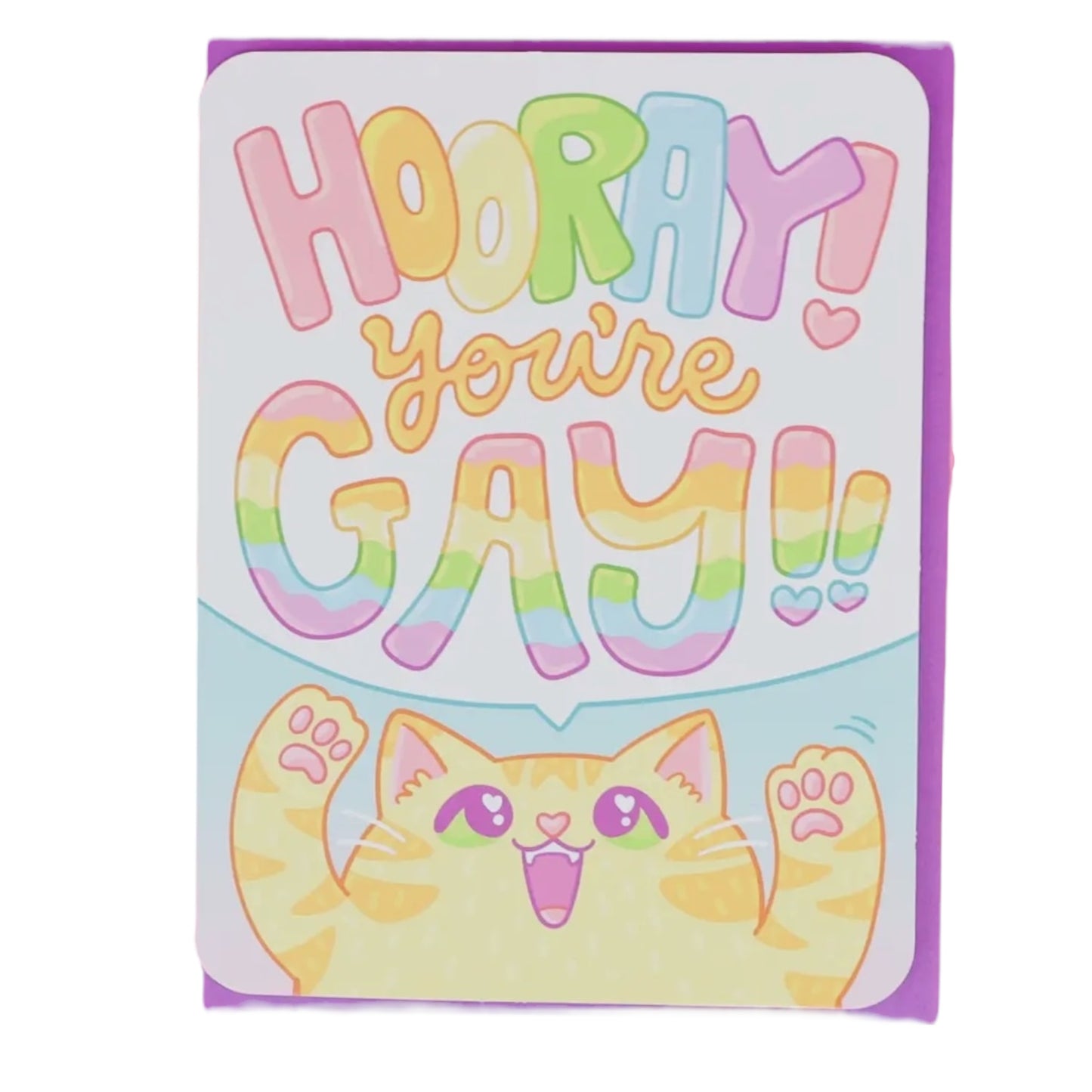 Hooray You’re Gay Greeting card