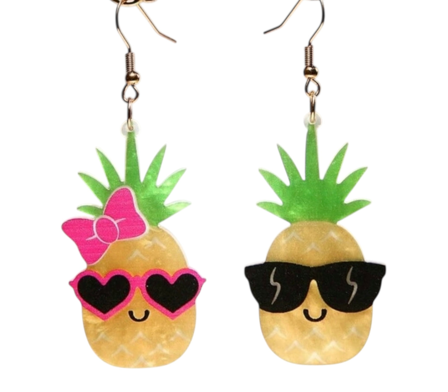 Pineapple sunglass earrings