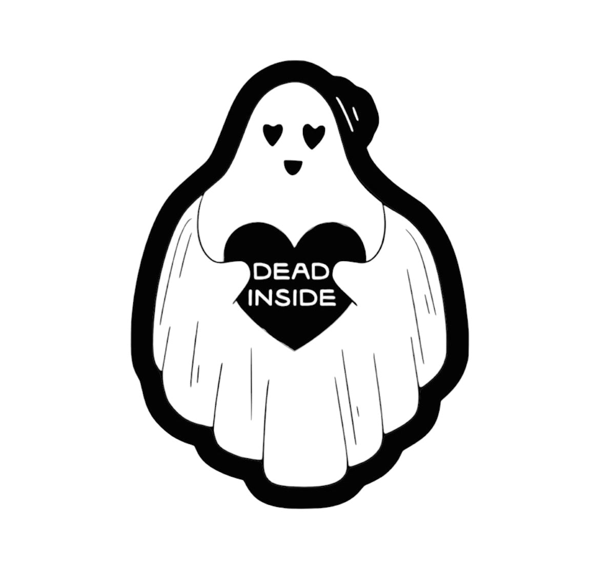 Dead Inside Vinyl Sticker
