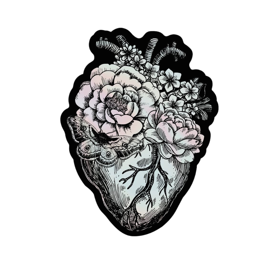 Mi Corazon Holographic Vinyl Sticker