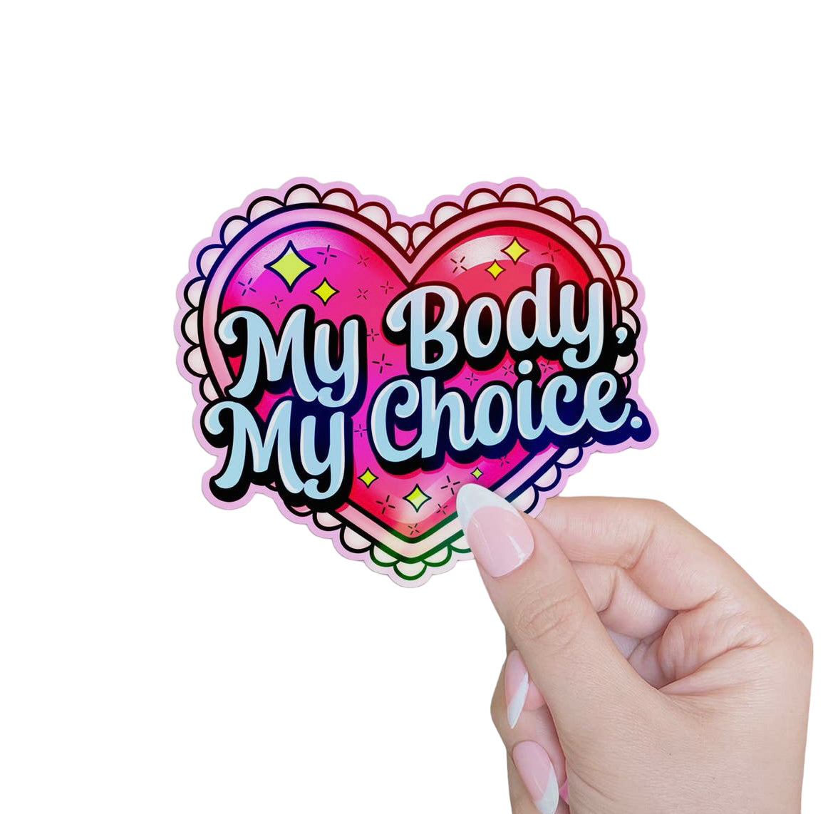 My Body My Choice Vinyl Sticker