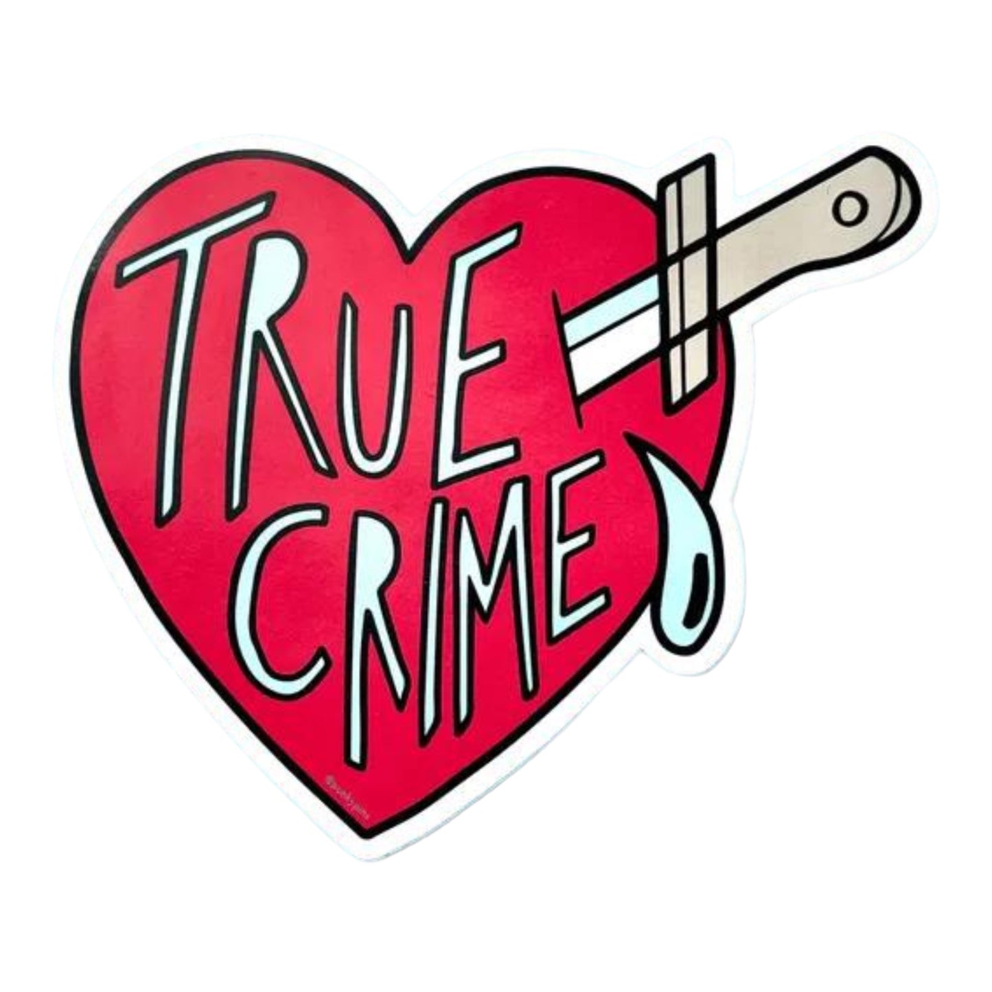 True Crime Vinyl sticker