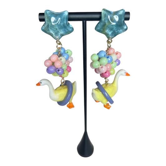 Up Up and Away Goose Earrings
