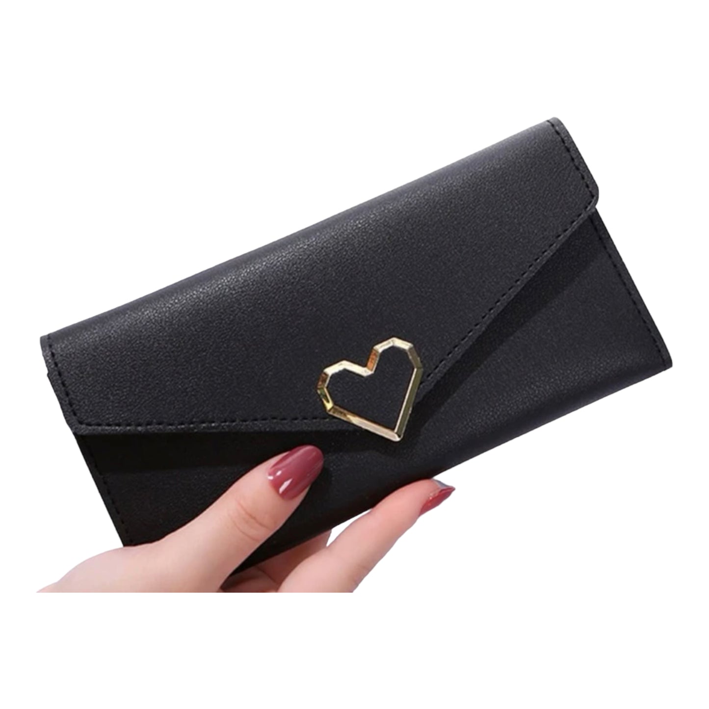 Black Trifold or Checkbook Wallet