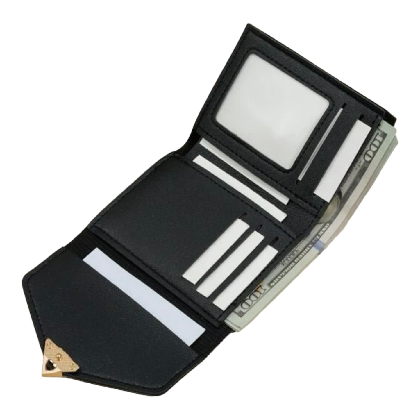 Black Trifold or Checkbook Wallet