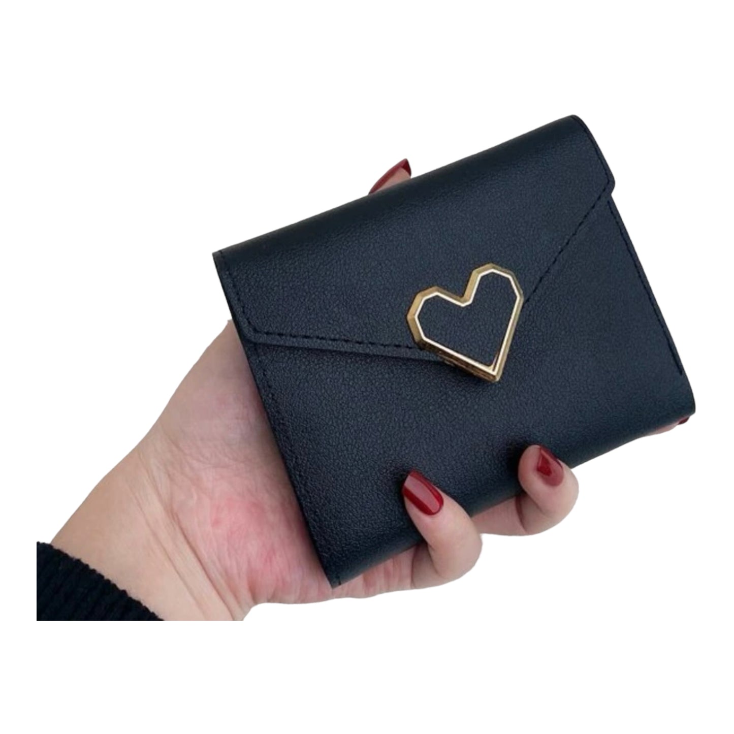 Black Trifold or Checkbook Wallet