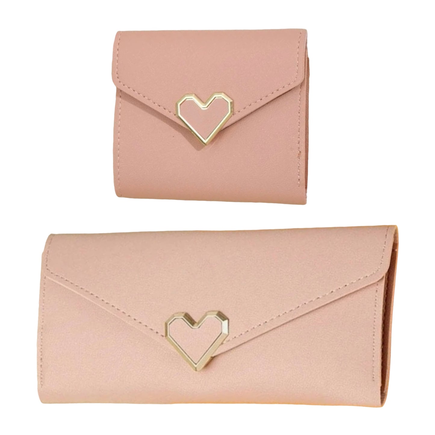 Dusty Pink Trifold or Checkbook Wallet