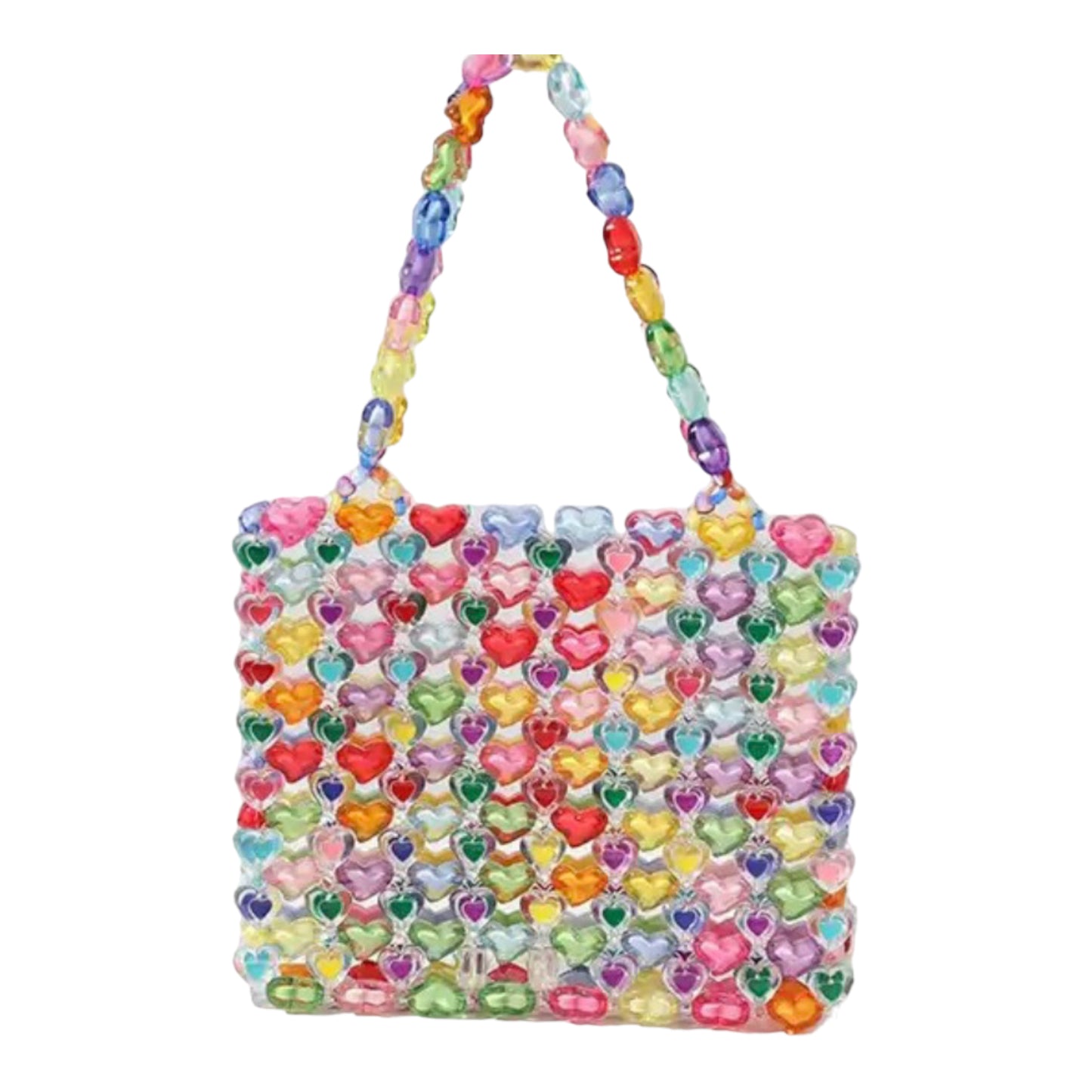 Beaded Heart Bag