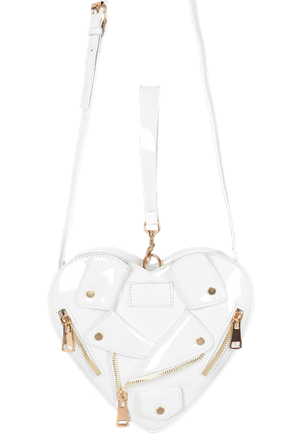 Heart Shape Jacket Crossbody Bag