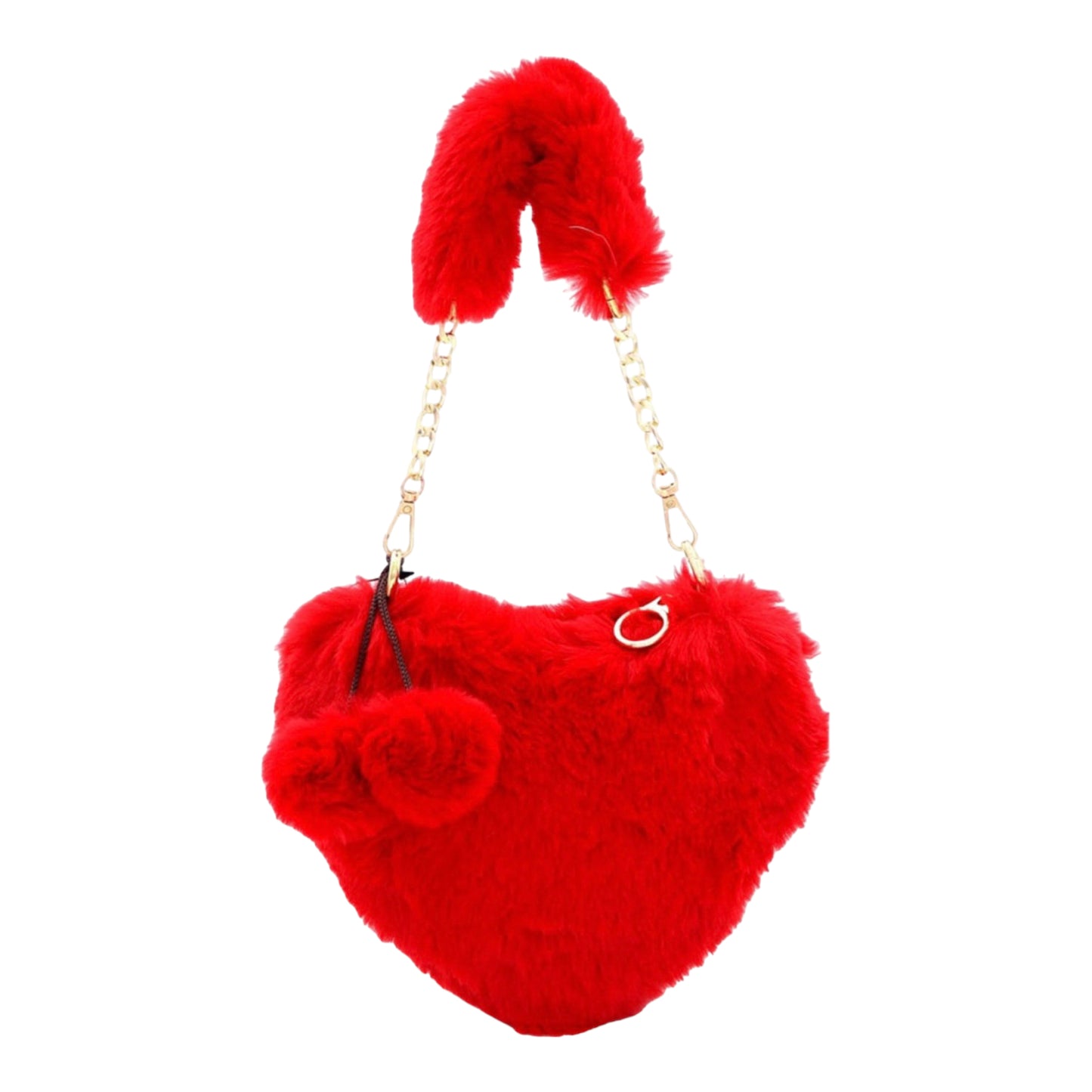 Fur Heart Purse