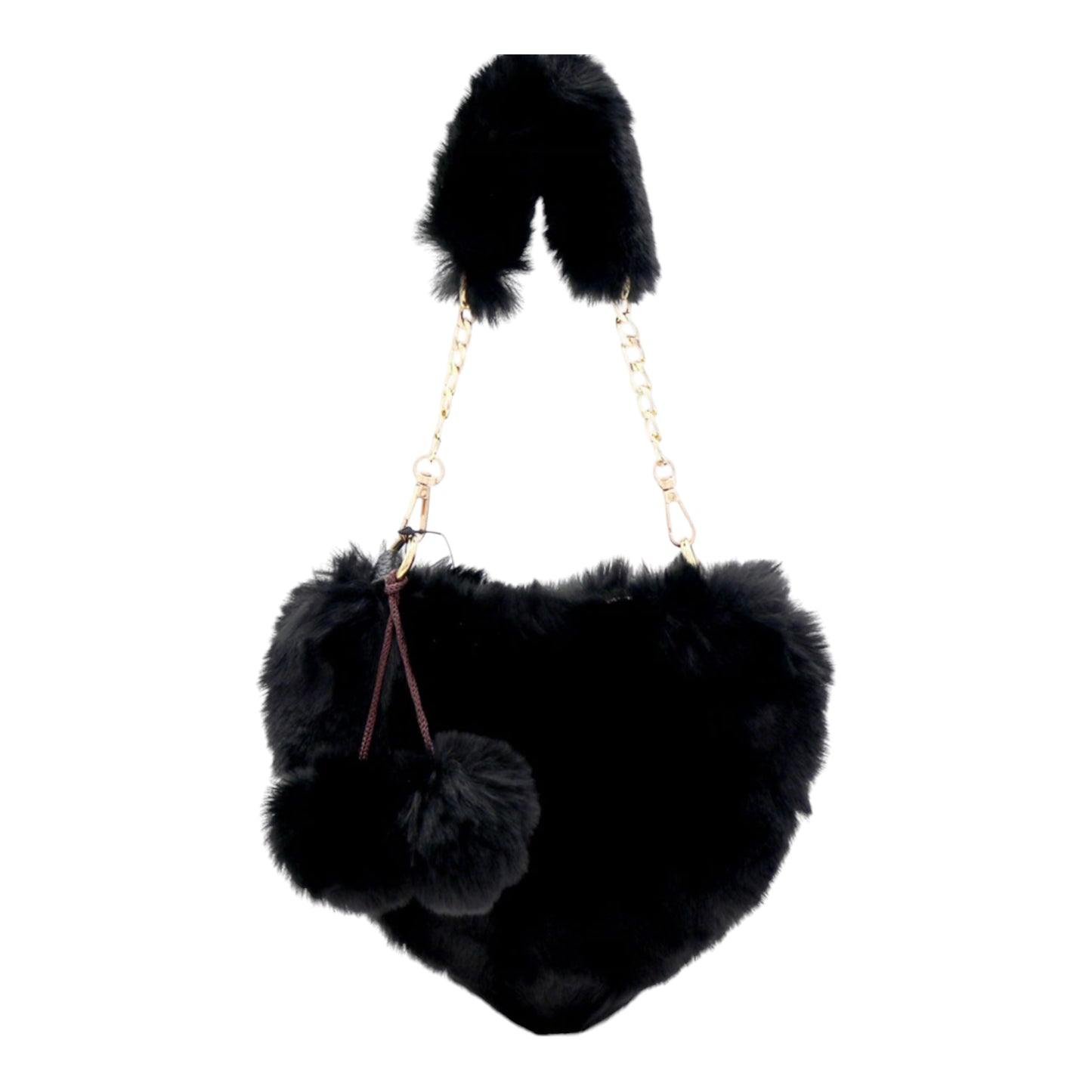 Fur Heart Purse