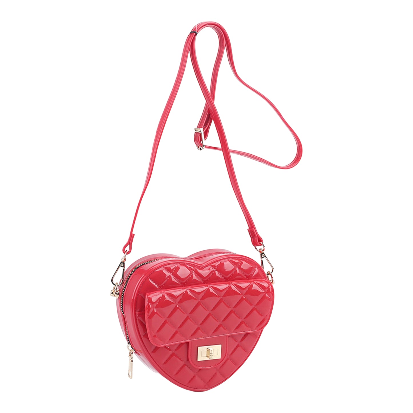 Quilted Jelly Crossbody Bag