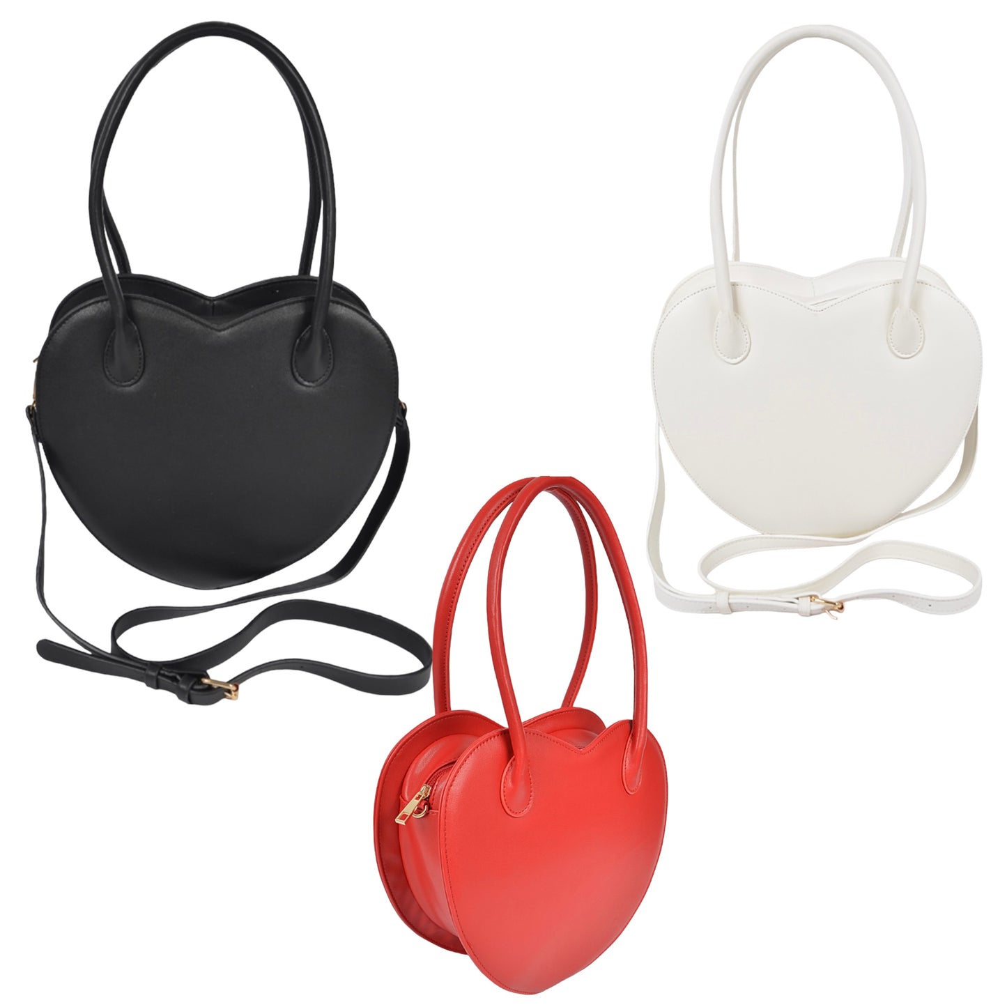 Large Crossbody Heart Bag