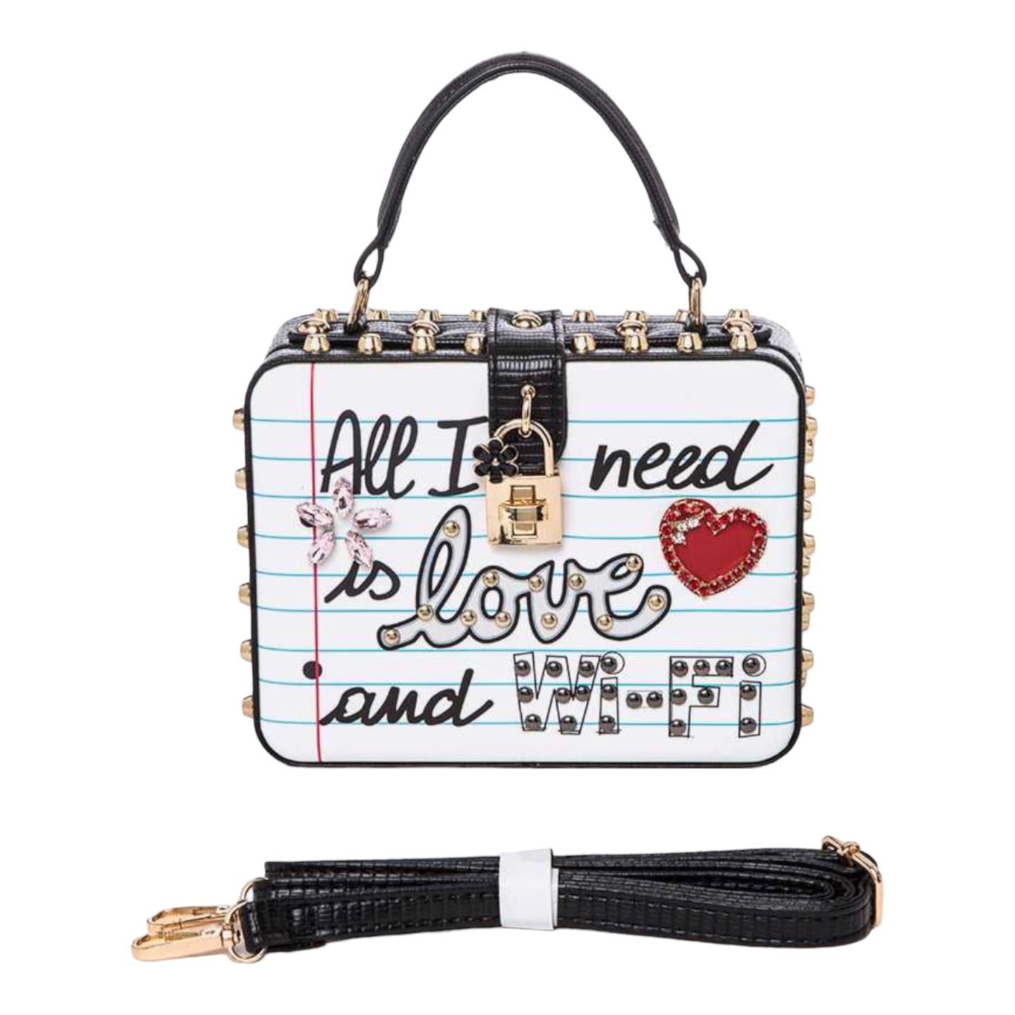 All I need is love handbag