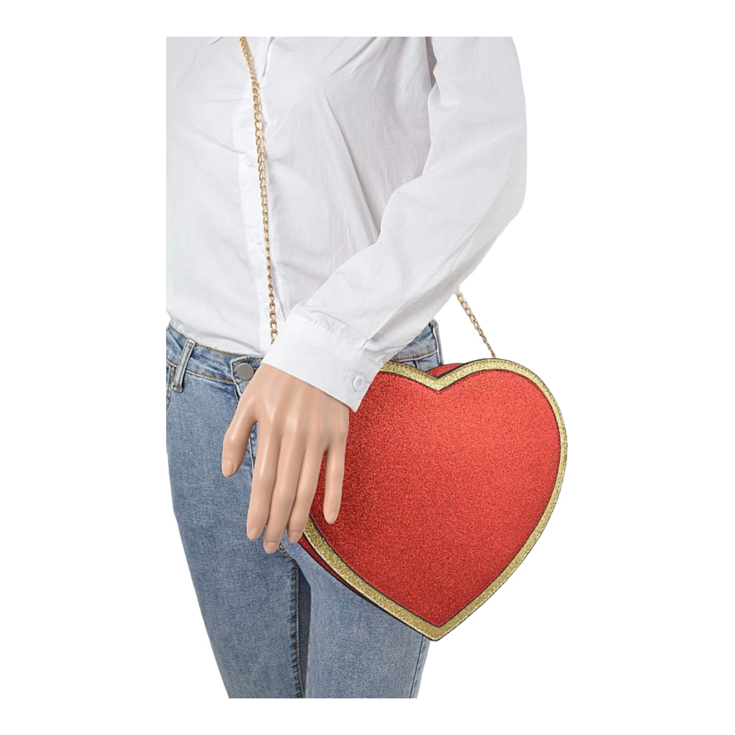 Glitter Heart Crossbody bag