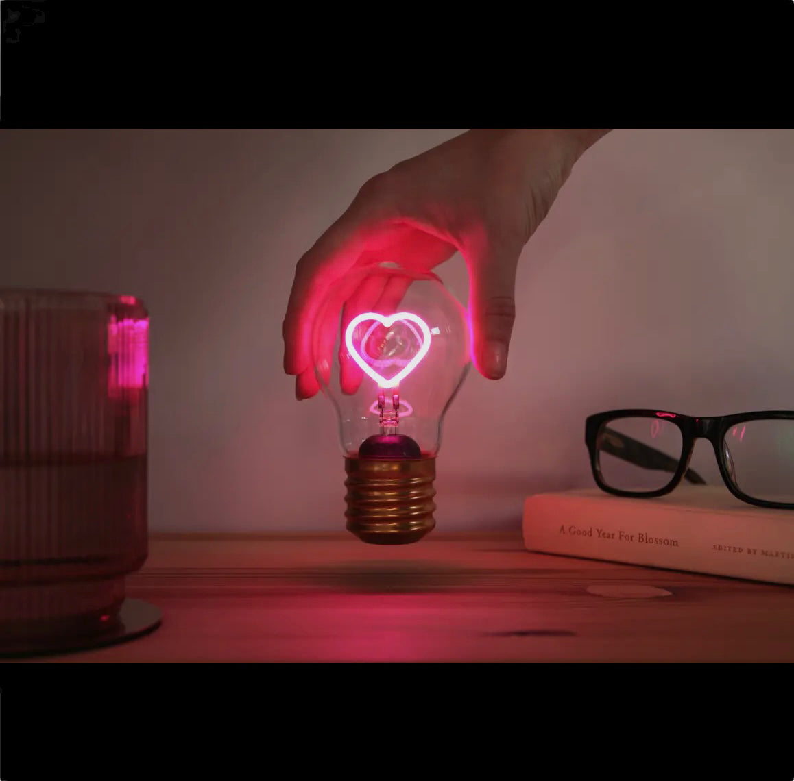 Heart Lightbulb Night Light