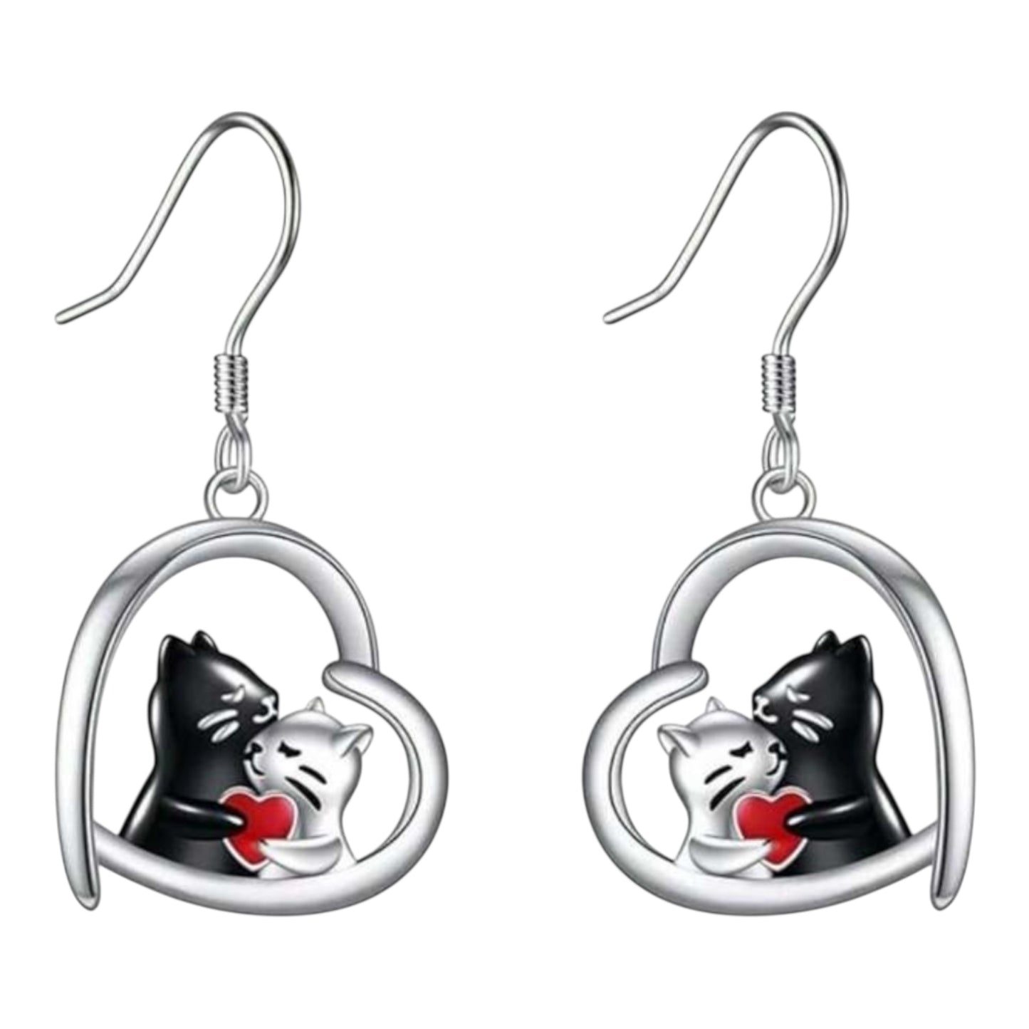 Mommy cat and Kitty Earrings