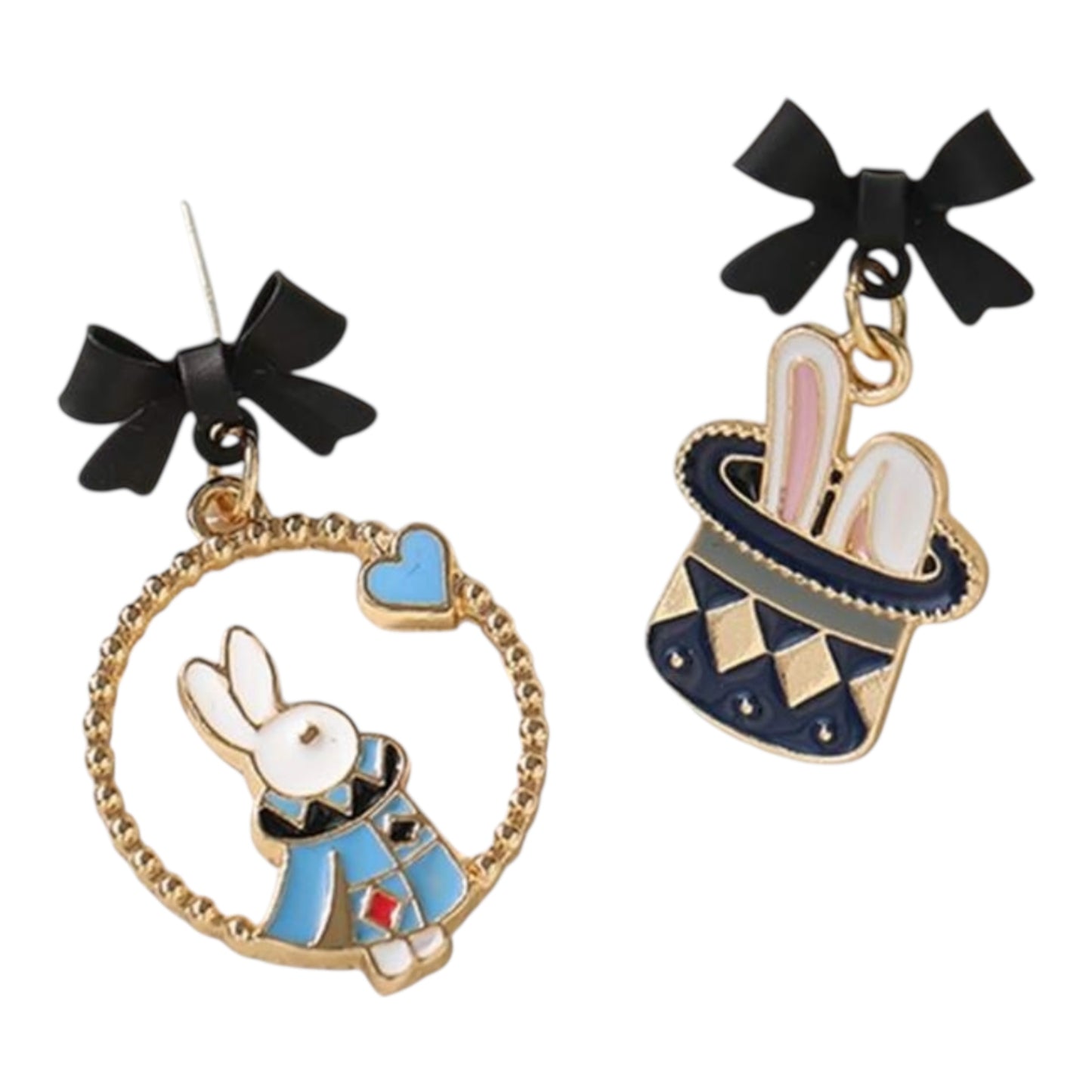 White Rabbit earrings