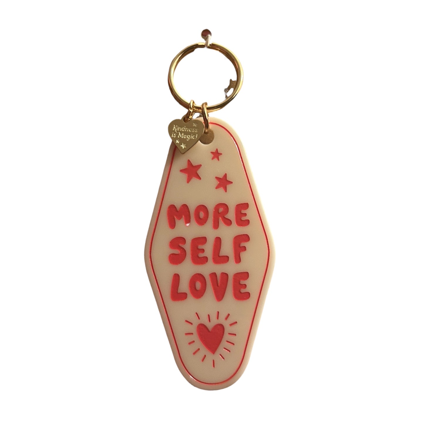 More Self Love Inspirational Motel Keychains