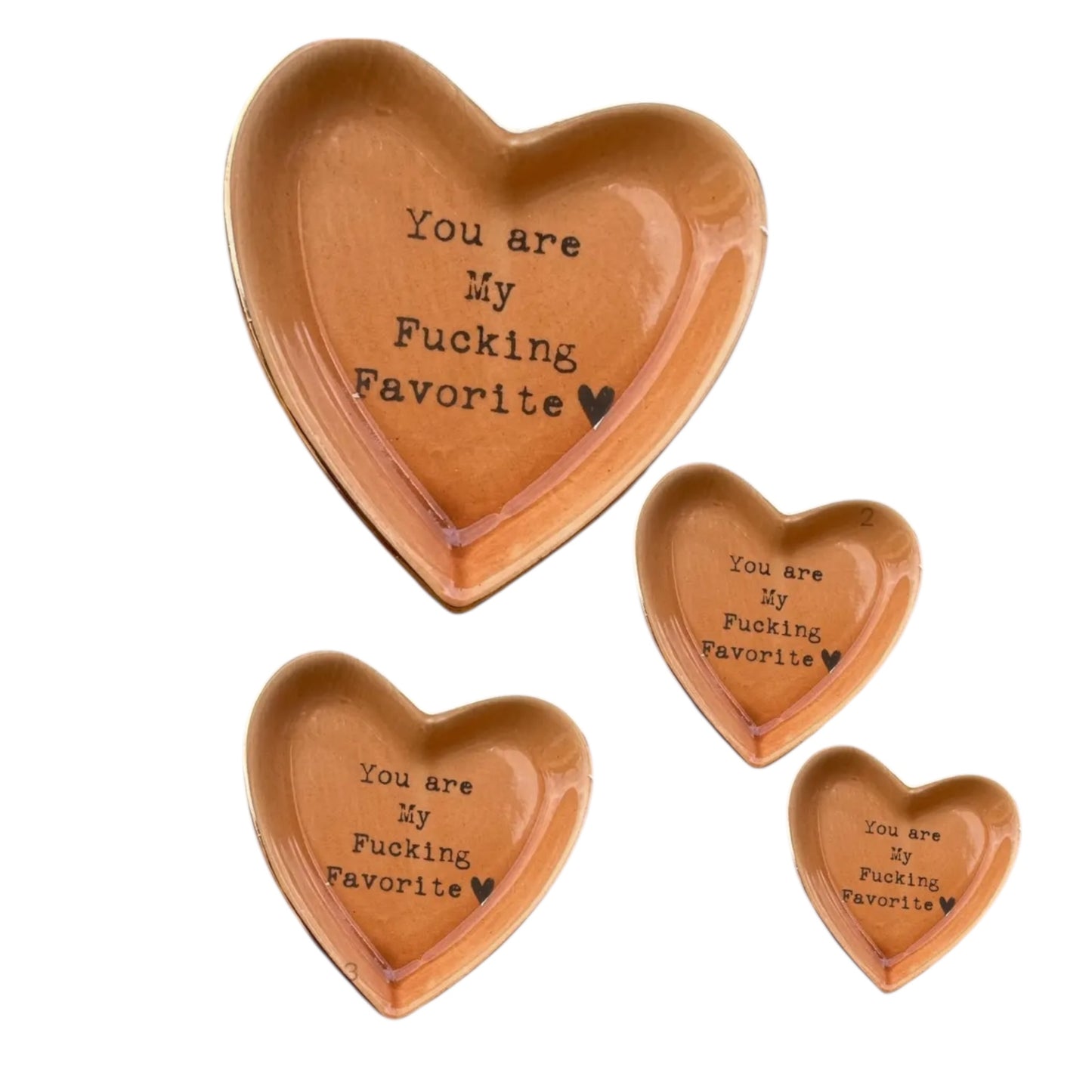 You Are My Fucking Favorite Heart Trinket Dish