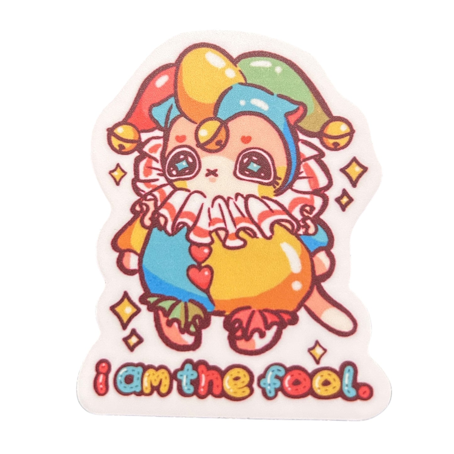I am the fool vinyl sticker