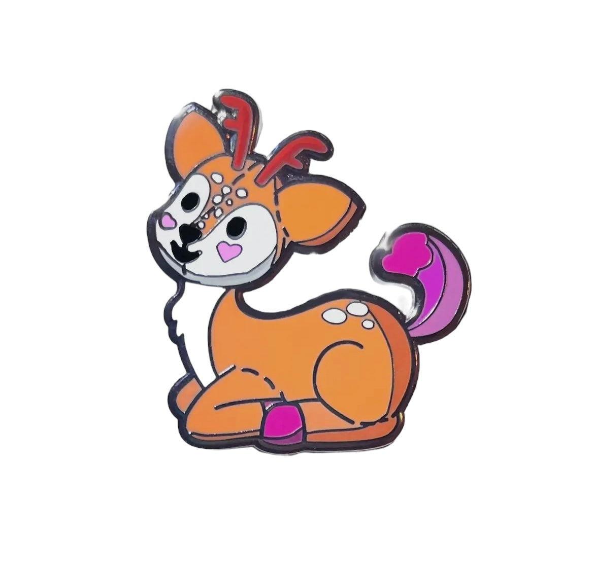 Lesbian Doe Plush Enamel Pin