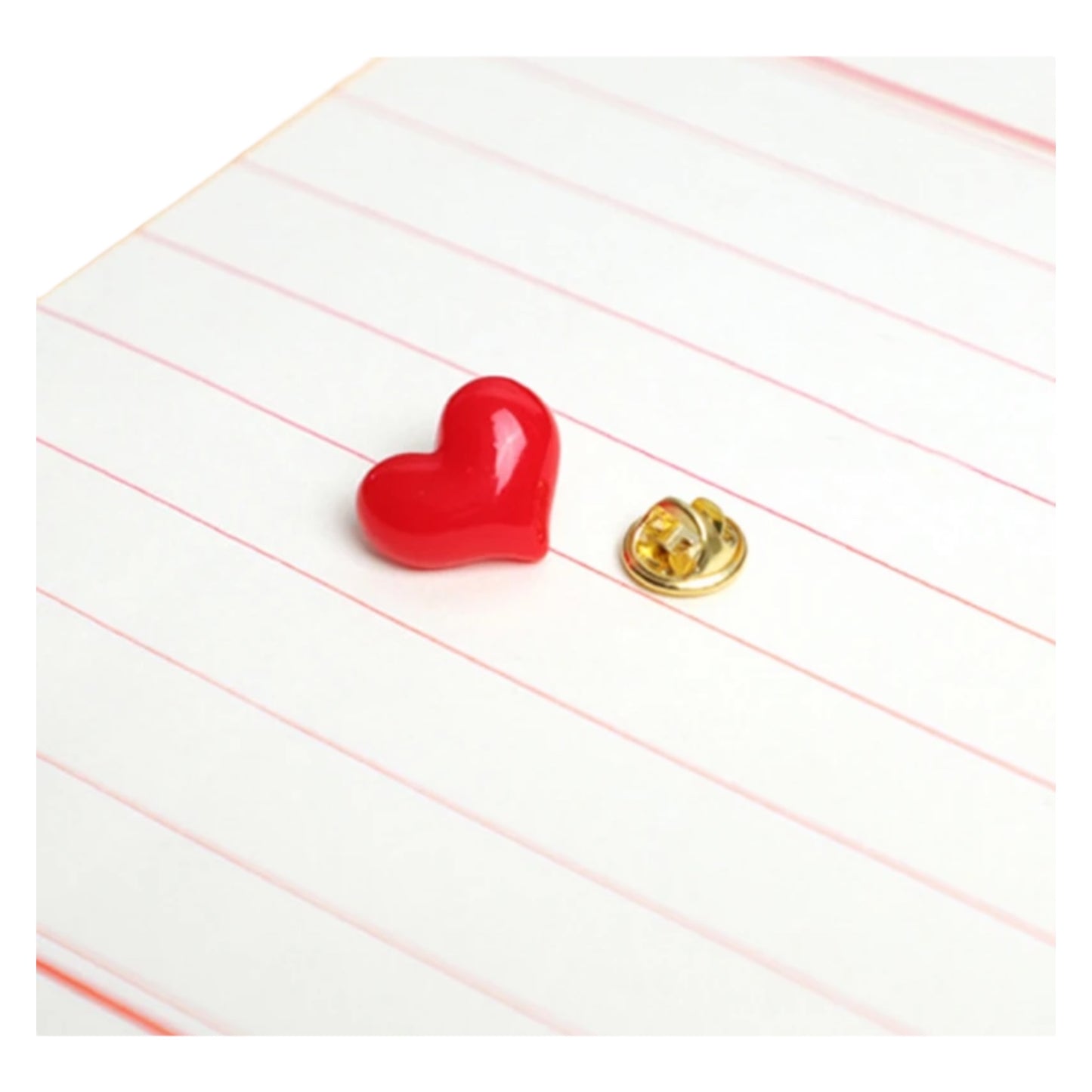 Red Heart Lapel Pin