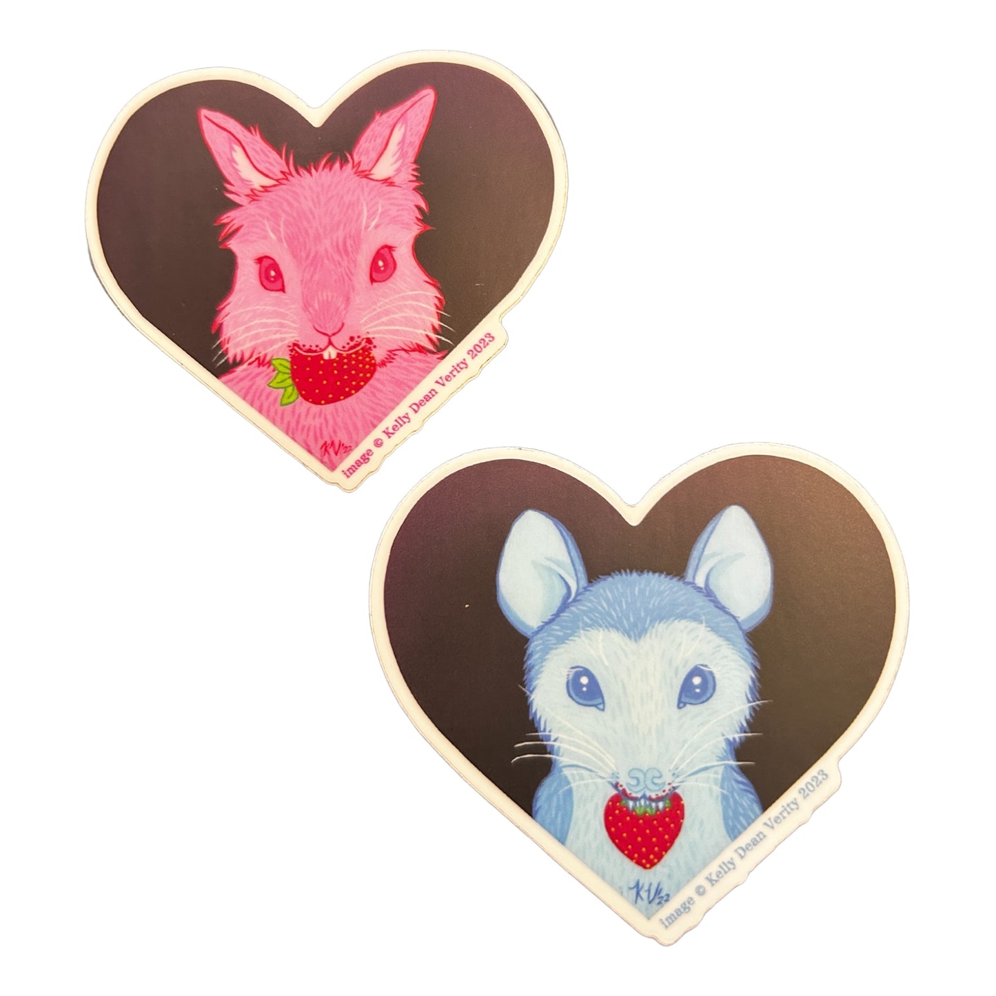 Bunny or possums vinyl sticker