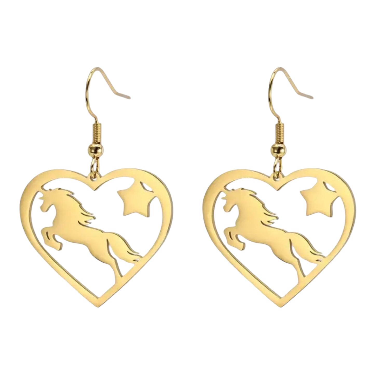 Unicorn love Dangle Earrings