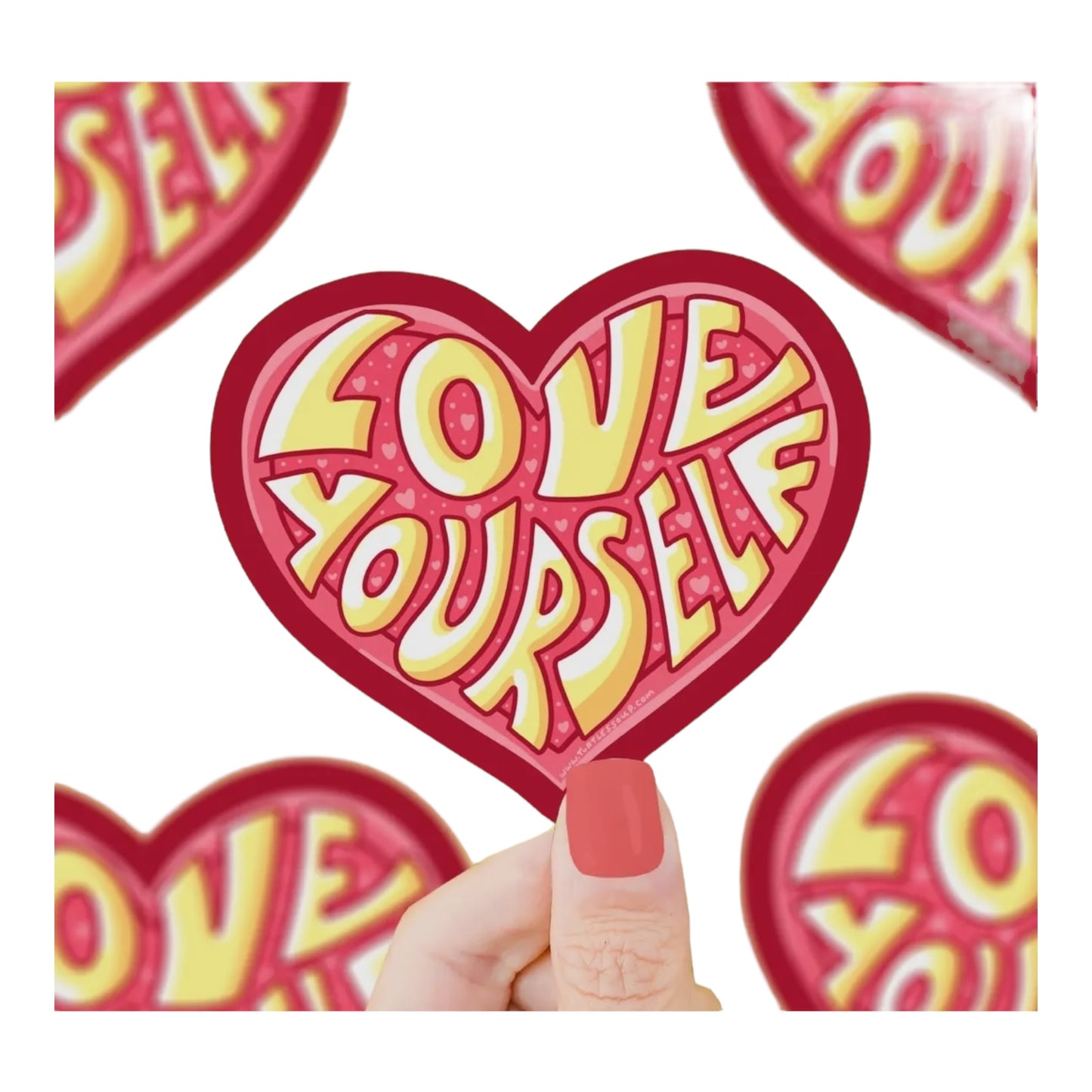 Love Yourself Vinyl Sticker