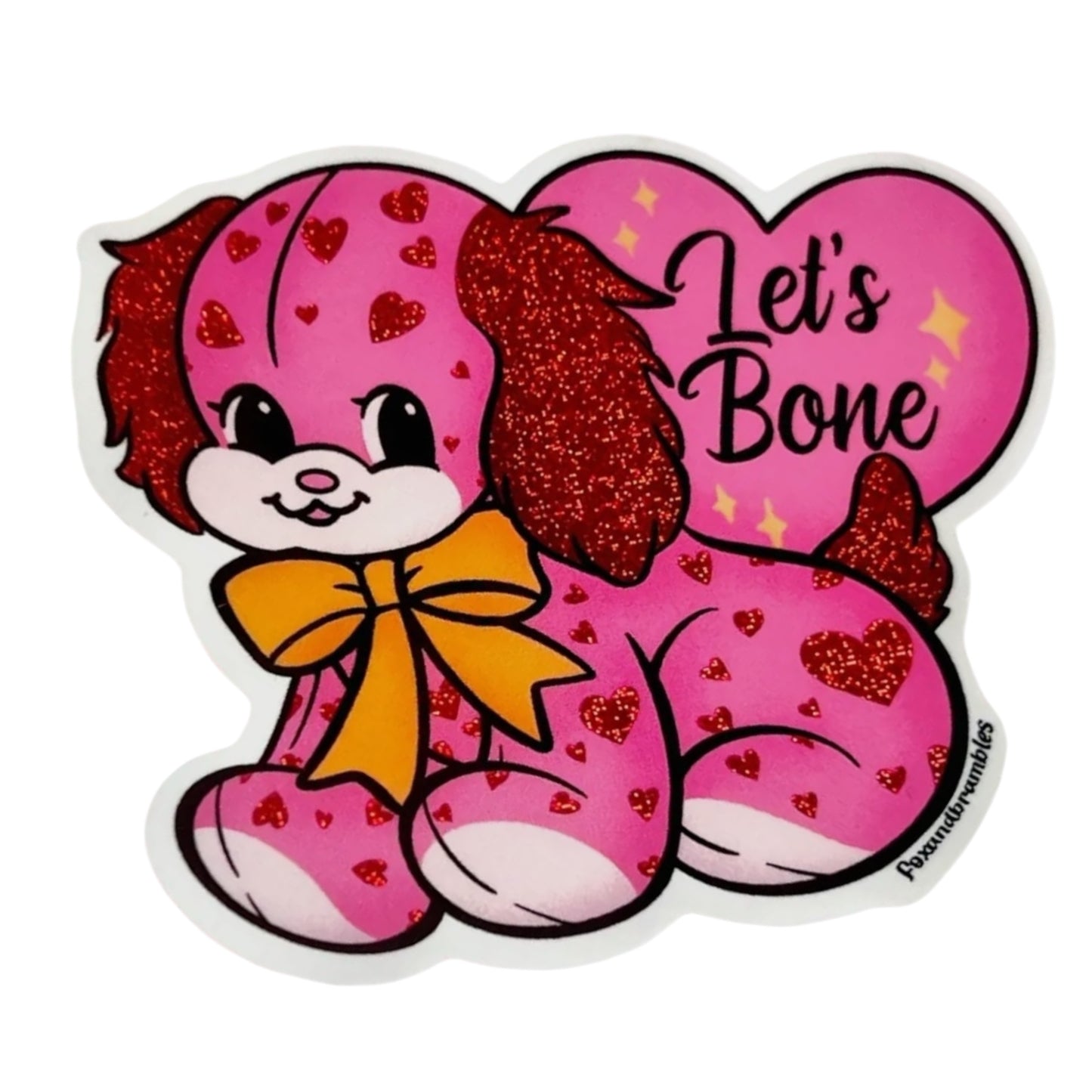 Let’s Bone Vinyl Sticker