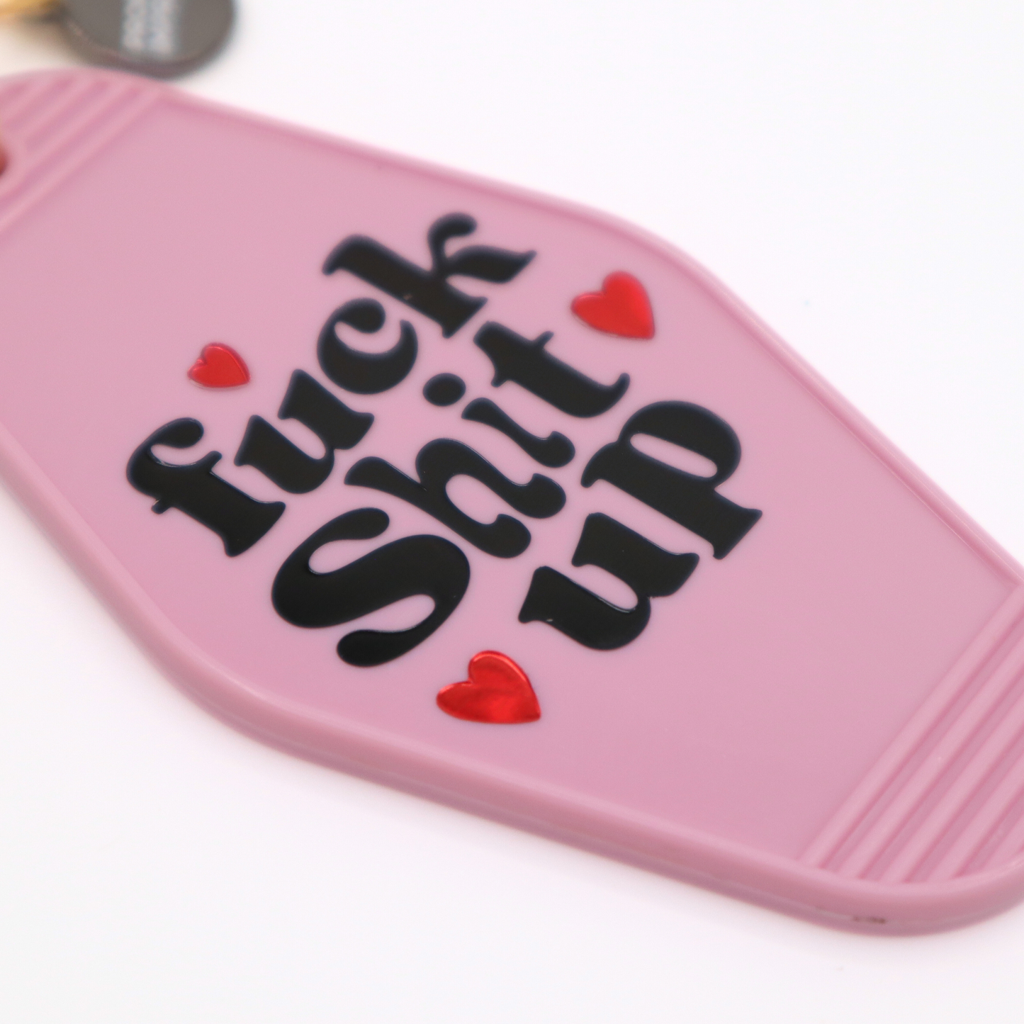 Fuck Shit Up Motel Keychain