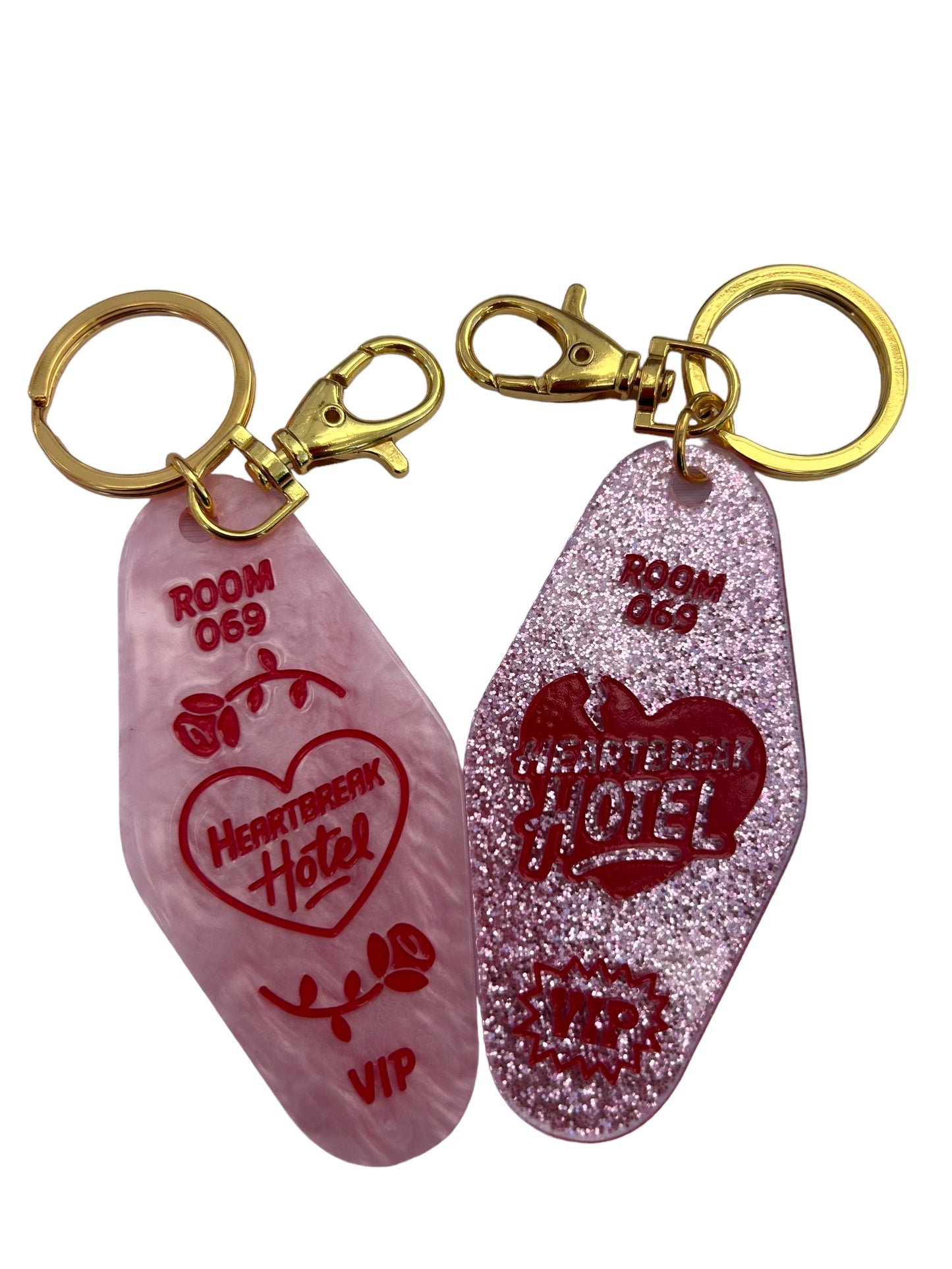 Bobby Pins Heartbreak Hotel Keychain