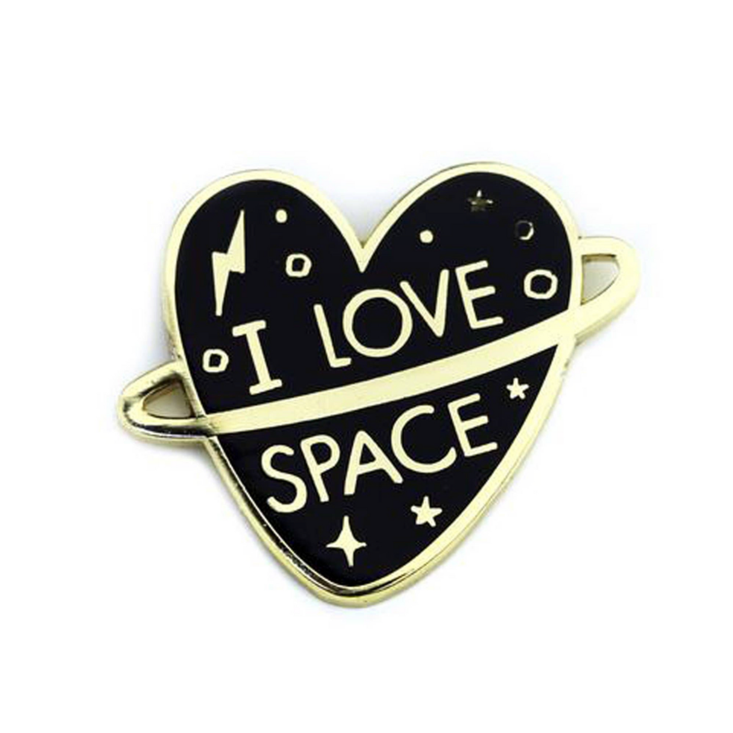 I Love Space Enamel Pin