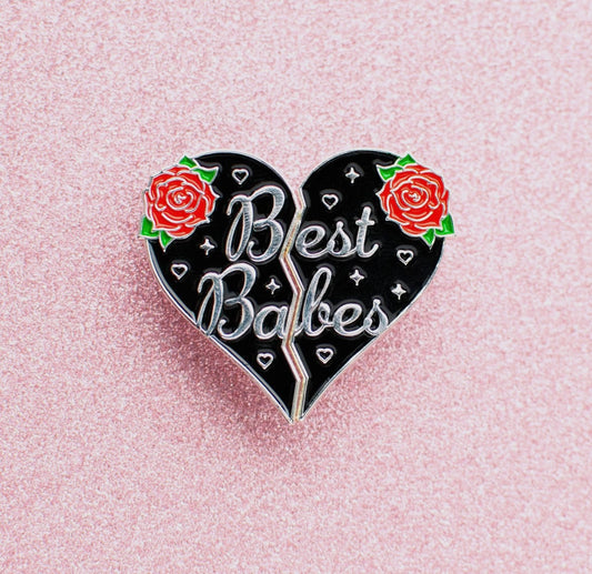 Best Babes enamel pin