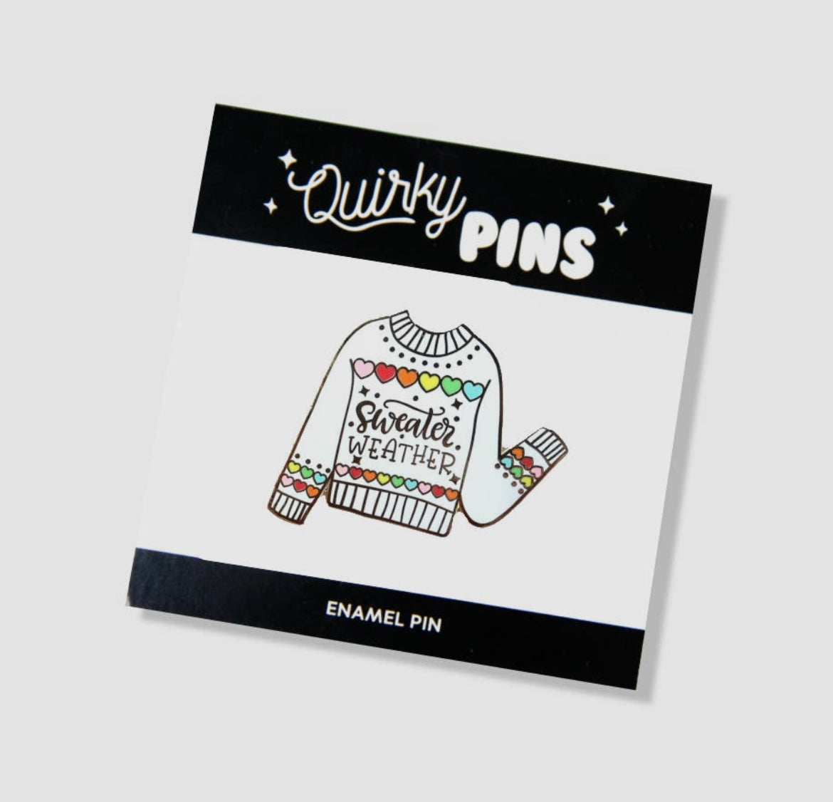 Sweater Weather Enamel Pin
