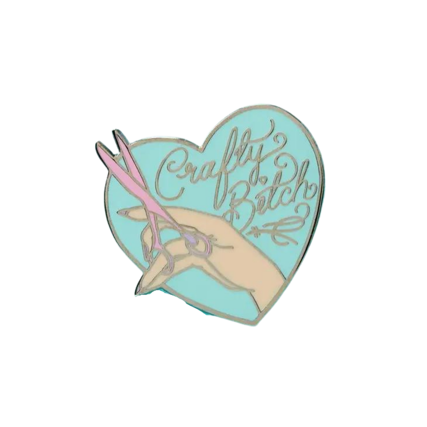 Crafty Bitch Enamel Pin