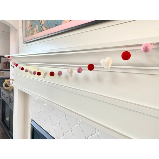 Wool Felt Ball Garland