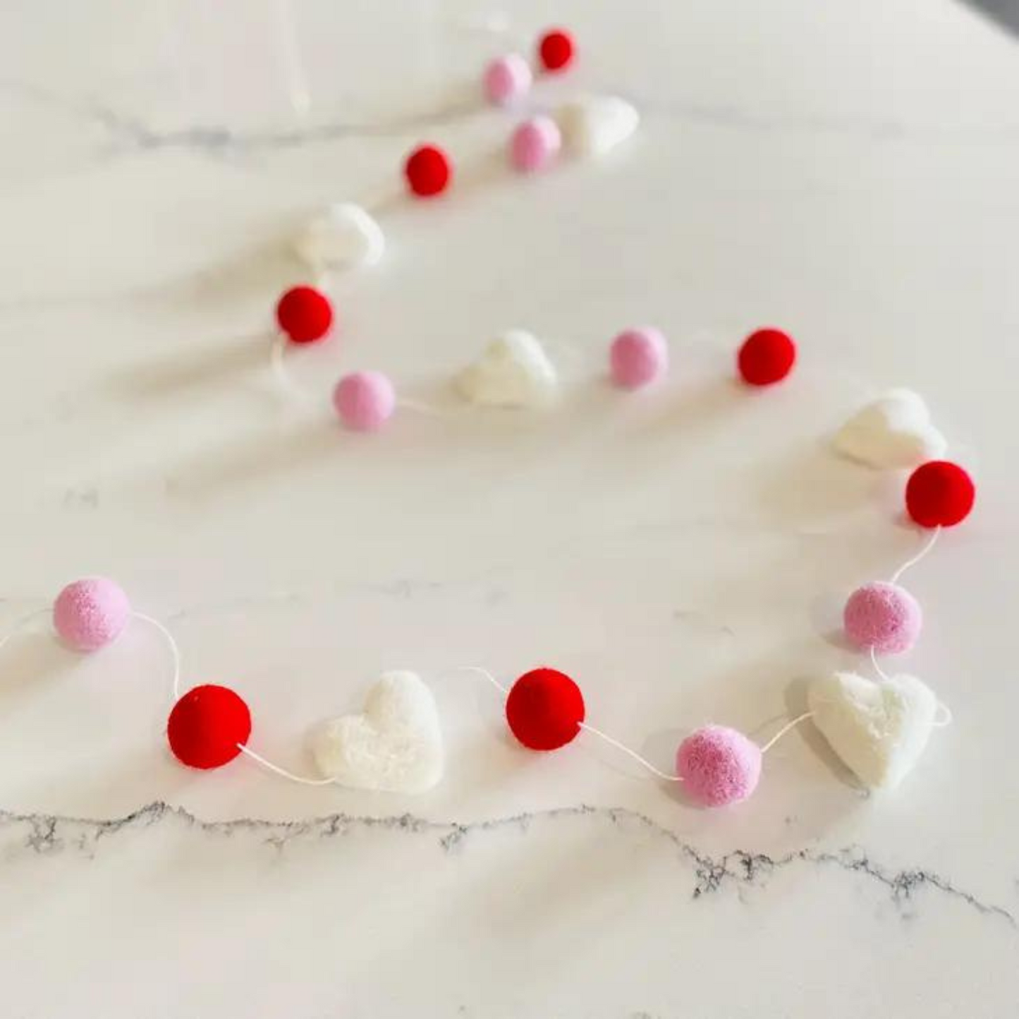 Wool Felt Ball Garland