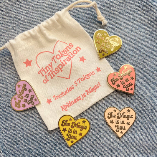 Inspiration Tokens - The Magic is in You Hearts