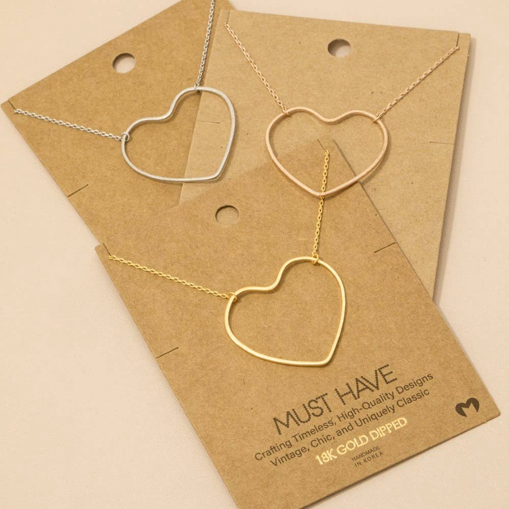 Heart Cutout Necklace