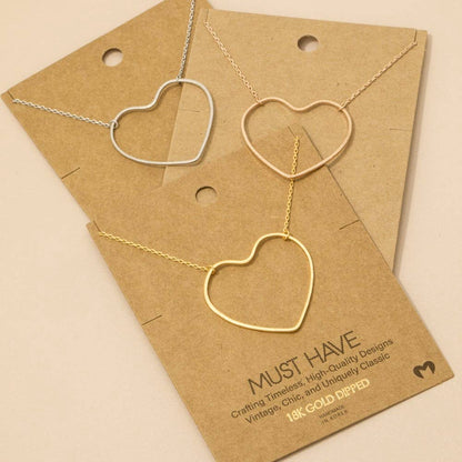 Heart Cutout Necklace