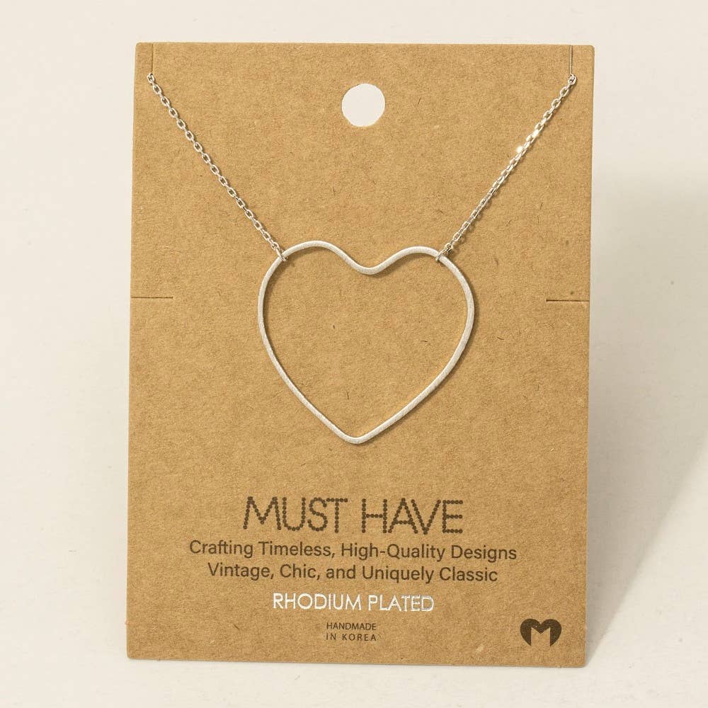 Heart Cutout Necklace