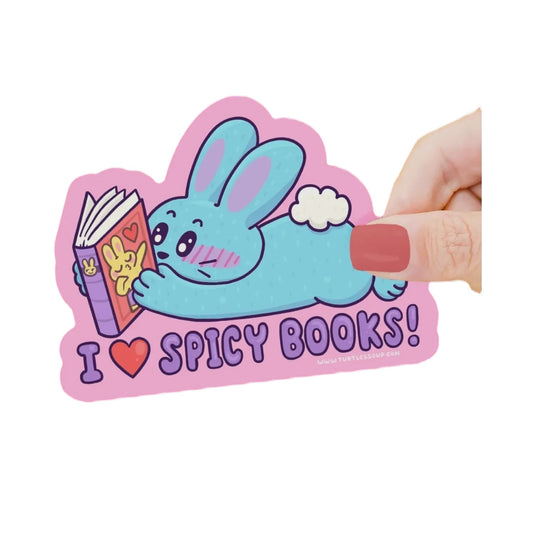 I ❤️ Spicy Books! Vinyl sticker