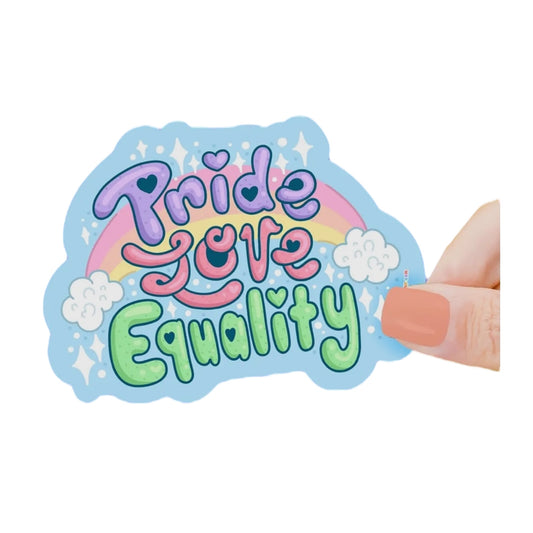 Pride Love Equality Vinyl Sticker