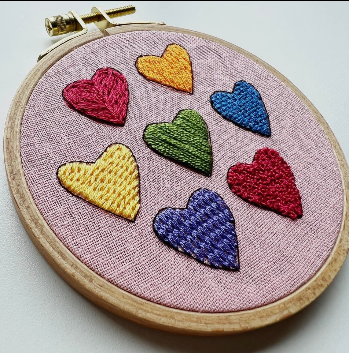I Heart Stitching Hand Embroidery Kit For Beginners