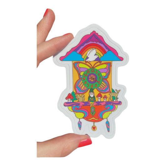 Cuckoo clock Vinyl Sticker