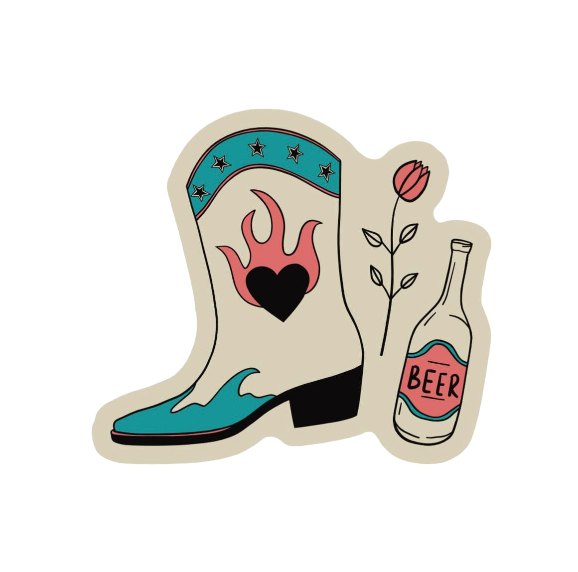 Cowgirl Dreams Vinyl Sticker