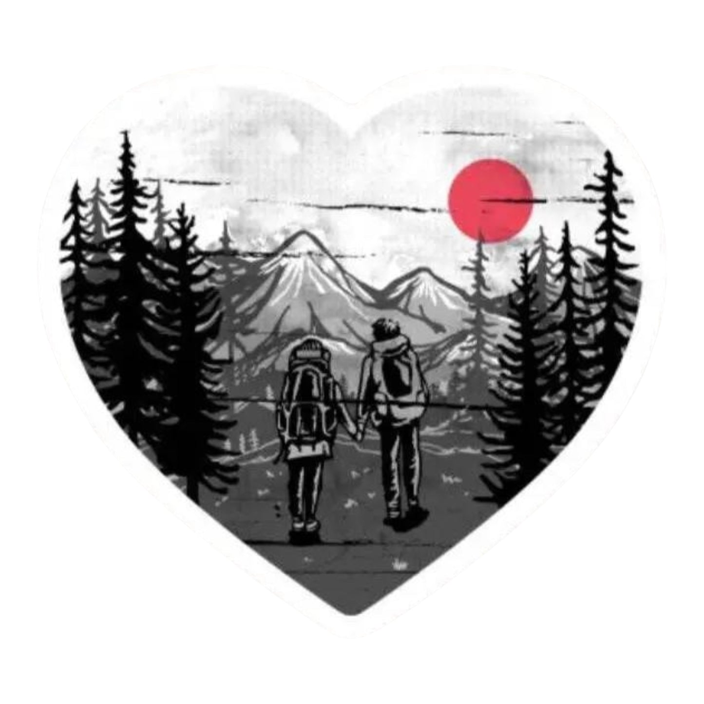 Wandering Heart Vinyl Sticker