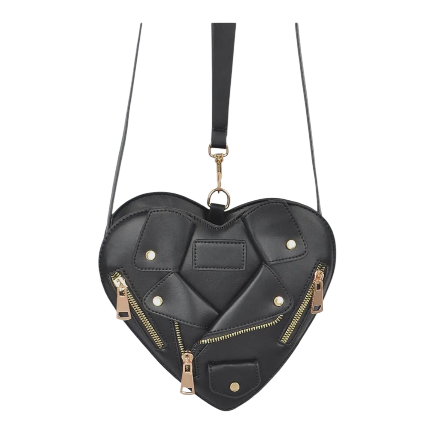 Heart Shape Jacket Crossbody Bag